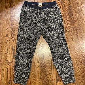 Men’s zebra print joggers